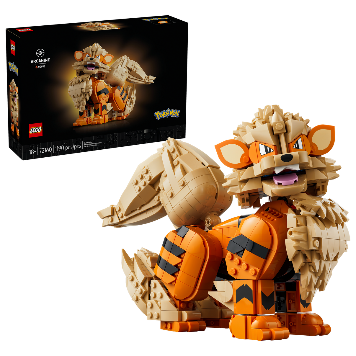 LEGO 72160 - POKÉMON - Arcanine