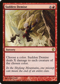 Sudden Demise [Commander 2013]