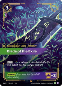 Blade of the Exile (150/167) - Radiance Foil