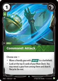 Command: Attack (033/167) - Radiance