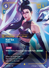 Kai'Sa, Rebel (SP) (SP4/005) - Radiance Foil