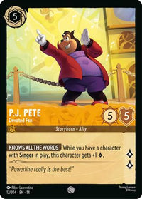 P.J. Pete - Devoted Fan (12/204) - Hyperia City Cold Foil