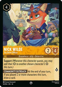 Nick Wilde - Toy Drive Officer (14/204) - Hyperia City