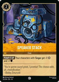 Speaker Stack (32/204) - Hyperia City Cold Foil