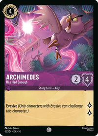 Archimedes - Has Had Enough (41/204) - Hyperia City Cold Foil
