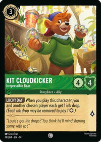 Kit Cloudkicker - Irrepressible Bear (74/204) - Hyperia City Cold Foil