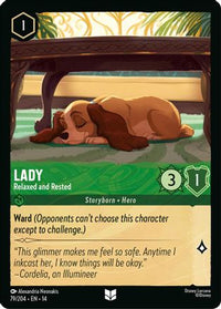 Lady - Relaxed and Rested (79/204) - Hyperia City Cold Foil