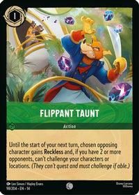 Flippant Taunt (98/204) - Hyperia City Cold Foil