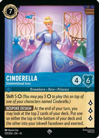 Cinderella - Unintentional Icon (157/204) - Hyperia City Cold Foil
