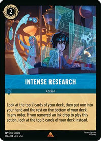 Intense Research (164/204) - Hyperia City Cold Foil