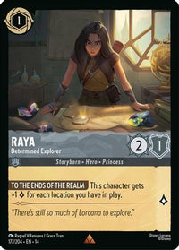 Raya - Determined Explorer (177/204) - Hyperia City Cold Foil