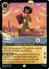 Tiana - Party Hostess (196/204) - Hyperia City Cold Foil