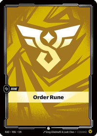 Order Rune (R06) - Radiance