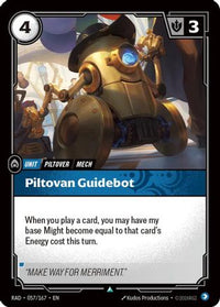Piltovan Guidebot (057/167) - Radiance