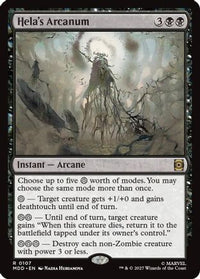 Hela's Arcanum (MDD-107) - Marvel: Darkhold Destiny Foil
