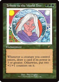 Tribute to the World Tree (Retro Frame) (SLD-2708) - Secret Lair Drop Series