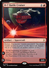 D-7 Battle Cruiser (TRK-145) - Star Trek Foil