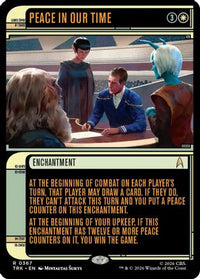 Peace in Our Time (Showcase) (TRK-367) - Star Trek Foil