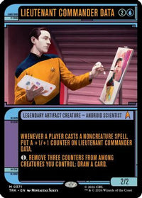 Lieutenant Commander Data (Showcase) (TRK-371) - Star Trek Foil
