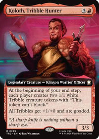 Koloth, Tribble Hunter (Extended Art) (TRK-289) - Star Trek Foil