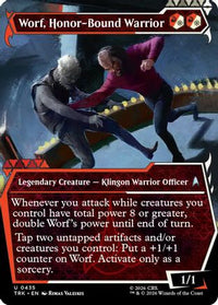 Worf, Honor-Bound Warrior (Showcase) (0435) (TRK-435) - Star Trek Foil