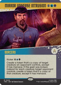 Mirror Universe Intrusion (Showcase) (TRK-424) - Star Trek Foil