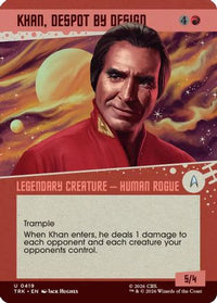 Khan, Despot by Design (Showcase) (TRK-419) - Star Trek