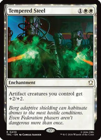 Tempered Steel (Surge Foil) (TRC-430) - Commander: Star Trek Foil