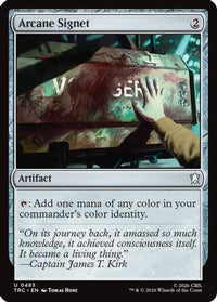 Arcane Signet (Surge Foil) (TRC-485) - Commander: Star Trek Foil