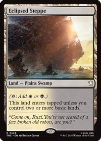 Eclipsed Steppe (Surge Foil) (TRC-526) - Commander: Star Trek Foil