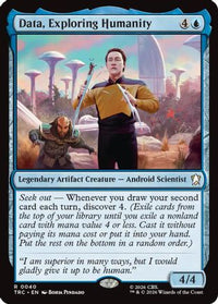 Data, Exploring Humanity (TRC-040) - Commander: Star Trek
