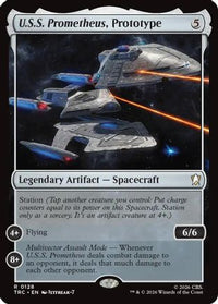 U.S.S. Prometheus, Prototype (Surge Foil) (TRC-128) - Commander: Star Trek Foil
