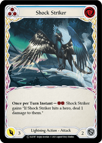 Shock Striker (Blue) [U-ELE197] (Tales of Aria Unlimited) Unlimited Rainbow Foil - POKÉ JEUX