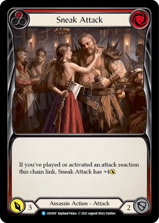 Sneak Attack (Red) [UZU007] (Outsiders Uzuri Blitz Deck) - POKÉ JEUX