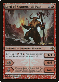 Lord of Shatterskull Pass [Rise of the Eldrazi Prerelease Promos]