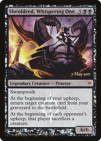 Sheoldred, Whispering One [New Phyrexia Prerelease Promos]