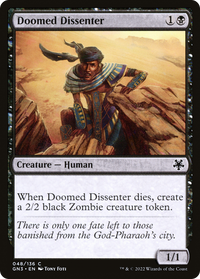 Doomed Dissenter [Soirée de jeux : chacun pour soi] 
