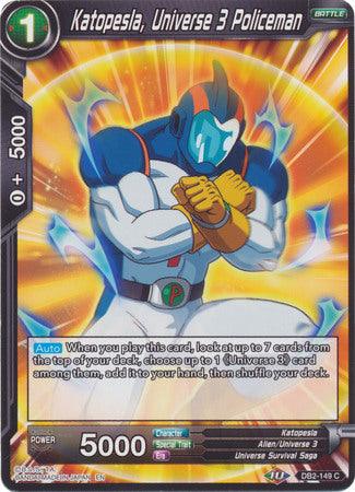 Katopesla, Universe 3 Policeman (DB2-149) [Divine Multiverse] - POKÉ JEUX