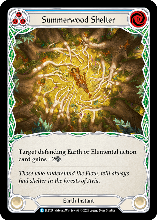 Summerwood Shelter (Blue) [ELE127] (Tales of Aria) 1st Edition Normal - POKÉ JEUX