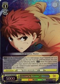 "Saber's Master" Shirou (FS/S34-E002R RRR) [Fate/Stay Night [Unlimited Blade Works]] 