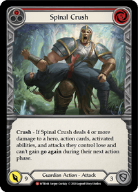 Spinal Crush [U-WTR044] (Welcome to Rathe Unlimited) Unlimited Normal - POKÉ JEUX