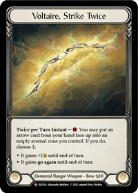 Voltaire, Strike Twice [U-ELE034] (Tales of Aria Unlimited) Unlimited Rainbow Foil - POKÉ JEUX