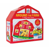 BRIARPATCH - WORLD of ERIC CARLE - AROUND the FARM - 2-Sided FLOOR PUZZLE (EN) (Special Order)