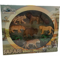 9pc SAFARI WILDLIFE PLAYSET (Special Order)