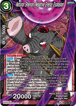 Naturon Shenron, Negative Energy Explosion (BT14-137) [Cross Spirits] - POKÉ JEUX