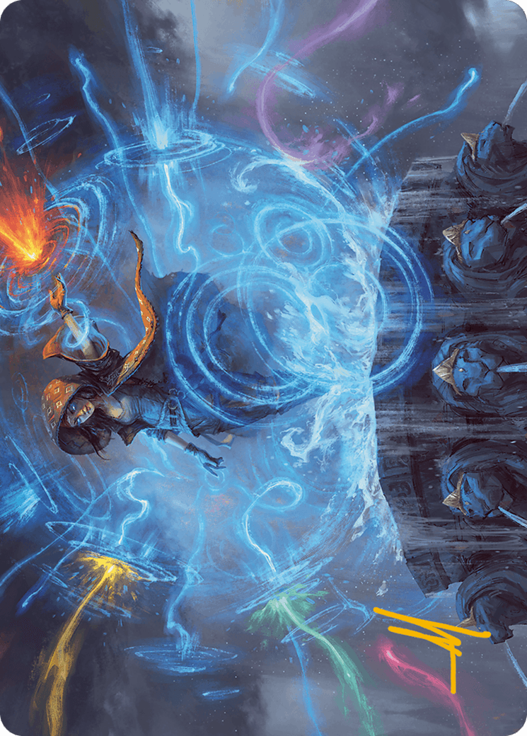 Flusterstorm Art Card (Gold-Stamped Signature) [Modern Horizons 3 Art Series] - POKÉ JEUX