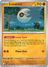 Lunatone (74/132) - Prize Pack Series Cards Holofoil