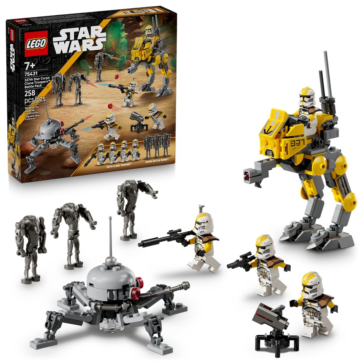 LEGO 75431 - STAR WARS - 327th Star Corps Clone Troopers™ Battle Pack