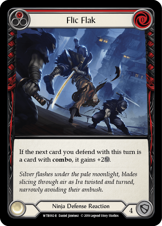 Flic Flak (Red) [WTR092-R] (Welcome to Rathe) Alpha Print Normal - POKÉ JEUX