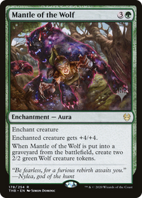 Mantle of the Wolf (Promo Pack) [Theros Beyond Death Promos]